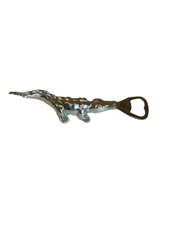 Mariposa Other - Alligator Bottle Opener #2722 by Mariposa Rare Retired Design, Silver Tone
